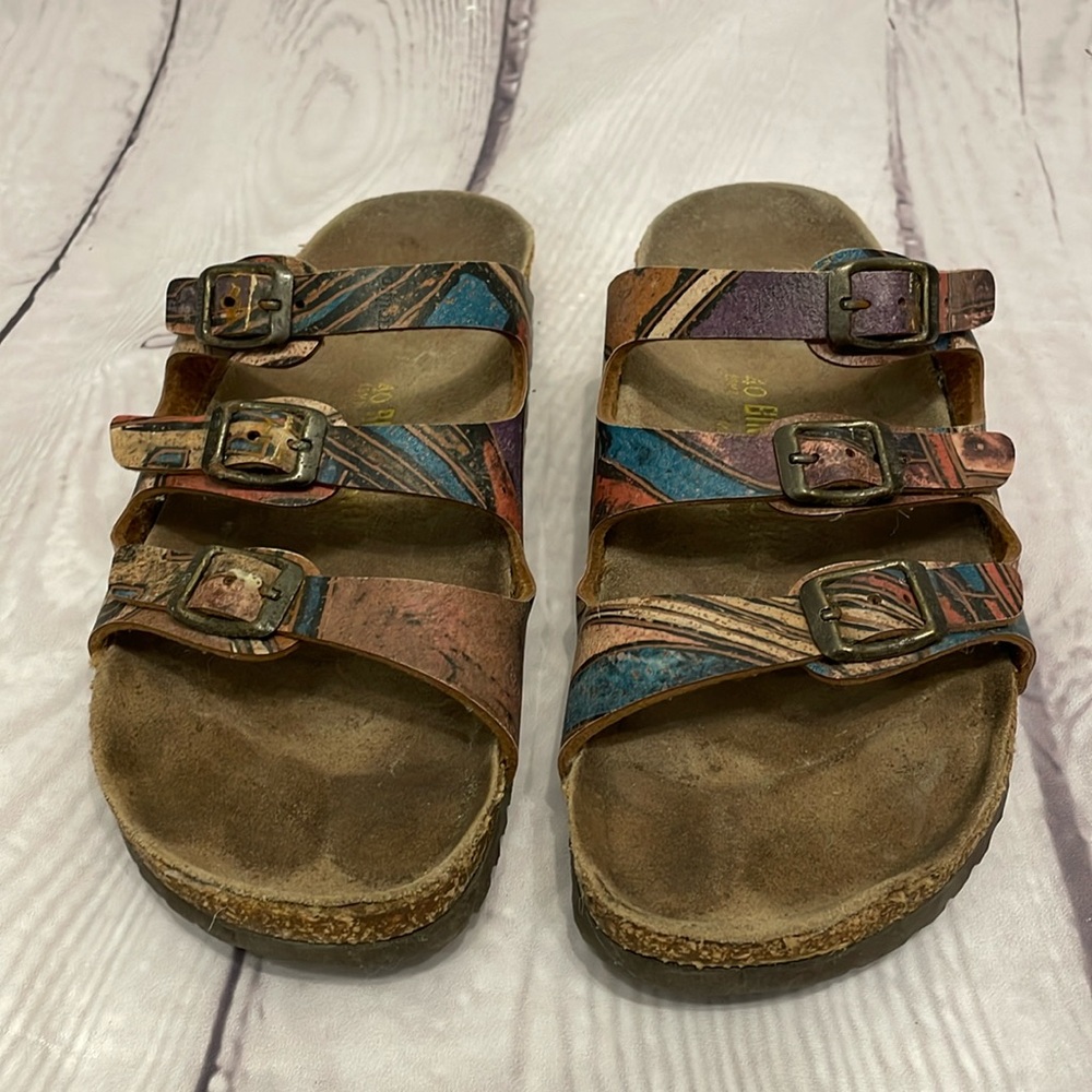Birkenstock 3 Strap Florida Sandals Size EU 40=US 9-9.5